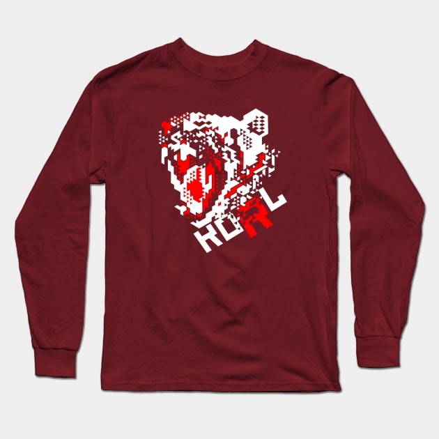 KORL Digi Tiger Long Sleeve T-Shirt by SceneAndHerdRadio